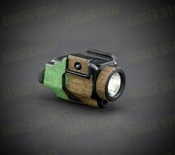 ナイロン グログランテープ 20mm巾 カモグリーン 100mロール ミリタリー Streamlight TLR8A - Weapon Light Wrap in Cordura Fabric